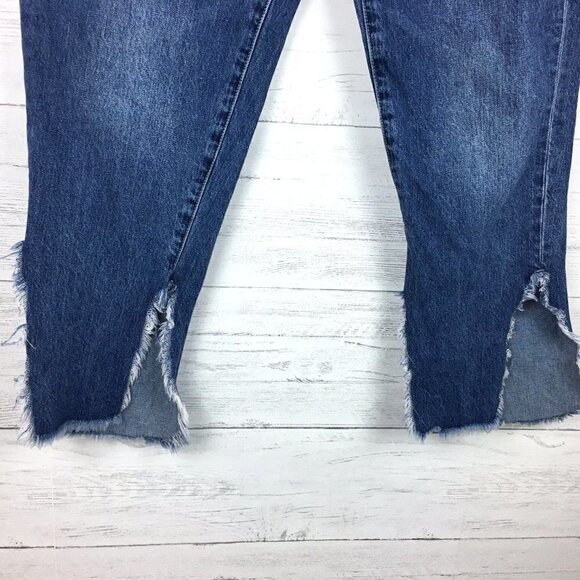 One Teaspoon Jeans Women's Baggies Relaxed Leg Low Waist 29P Ankle - Picture 2 of 10